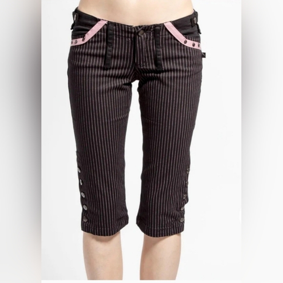 TRIPP NYC Pinstripe Capri Size 3 - Picture 3 of 8